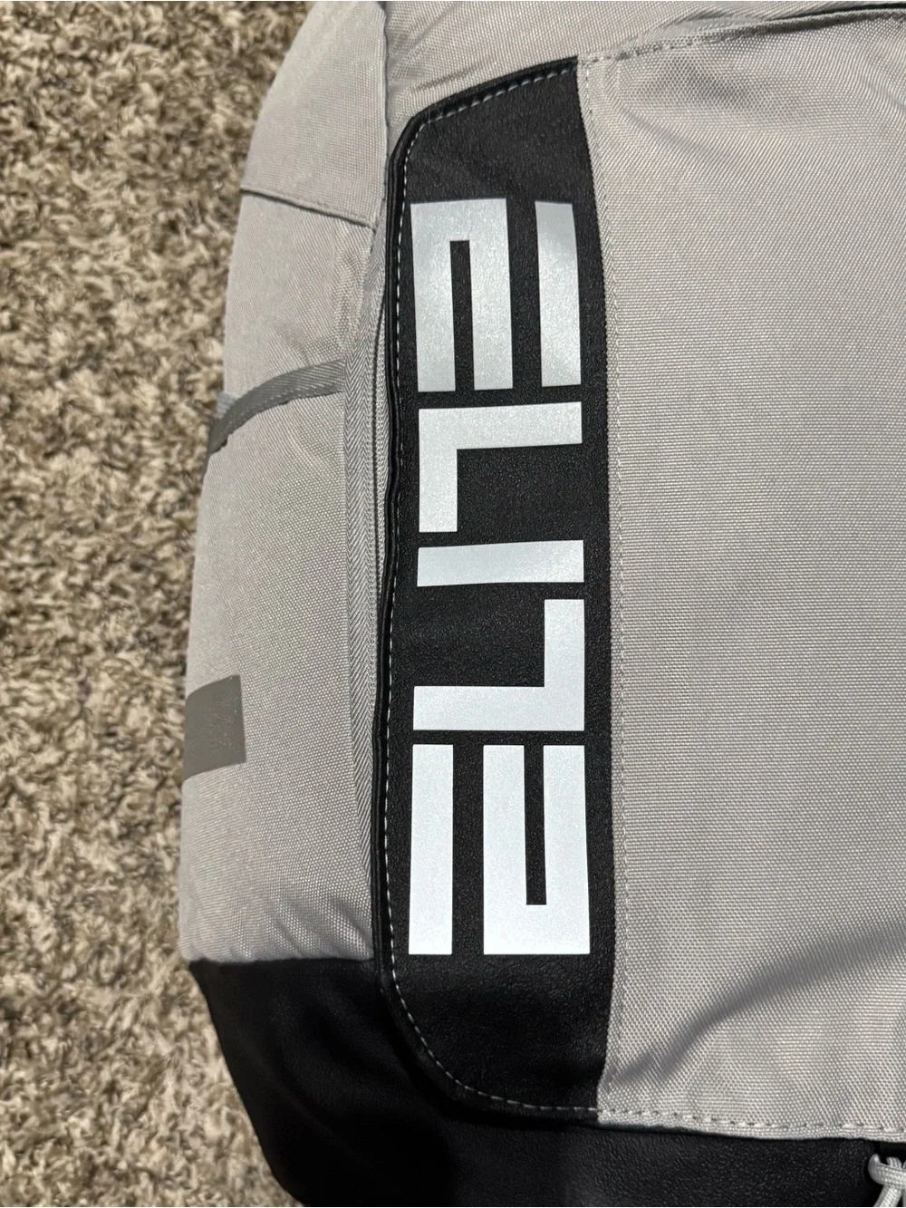 Nike Gray and Black Elite Backpack